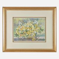 Hugues Claude Pissarro (French, B. 1935) Le Bouquet de la Chambre d'Yvon