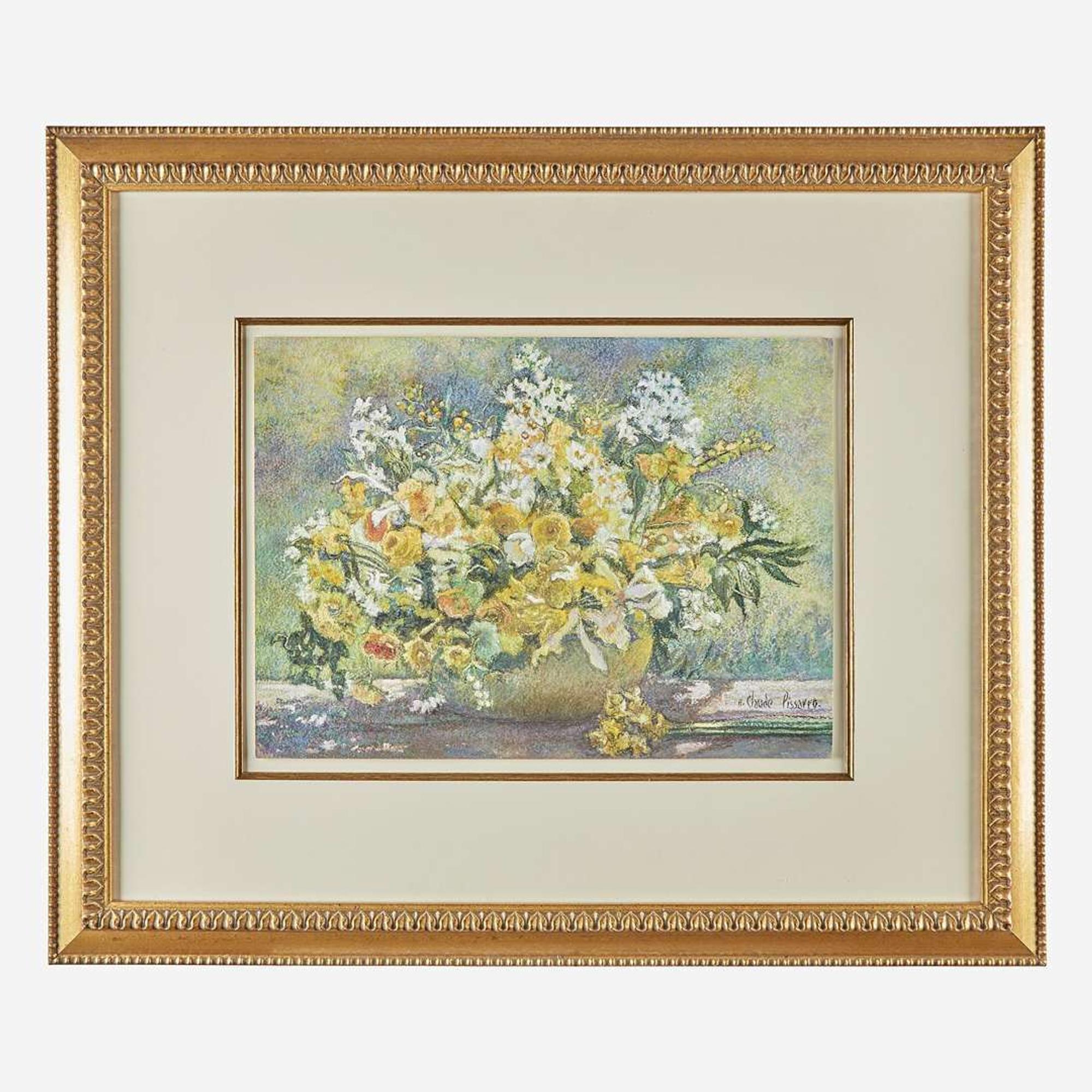 Hugues Claude Pissarro (French, B. 1935) Le Bouquet de la Chambre d'Yvon
