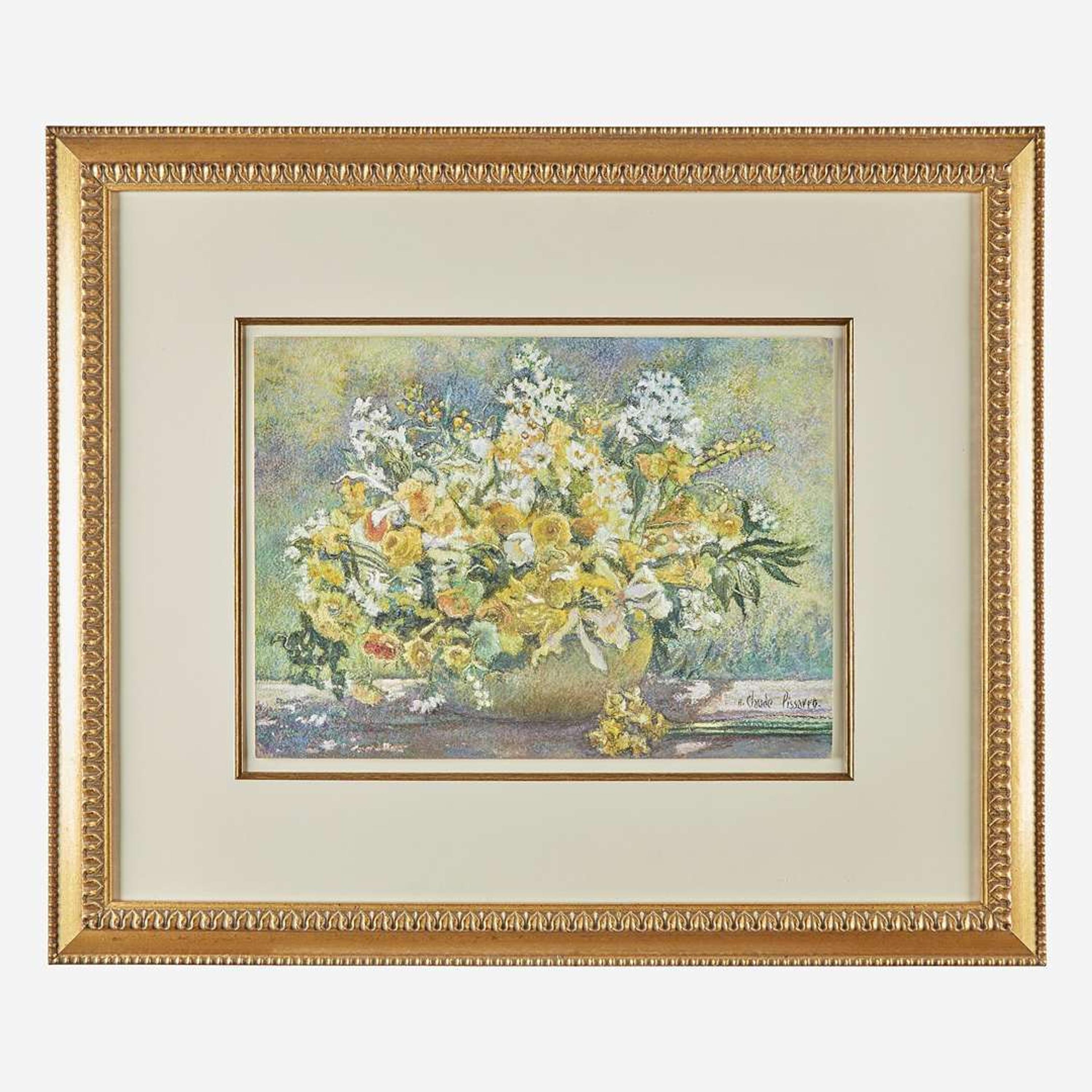 Hugues Claude Pissarro (French, B. 1935) Le Bouquet de la Chambre d'Yvon