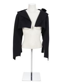 Geoffrey Beene Black Bolero with Tassels, 1990s