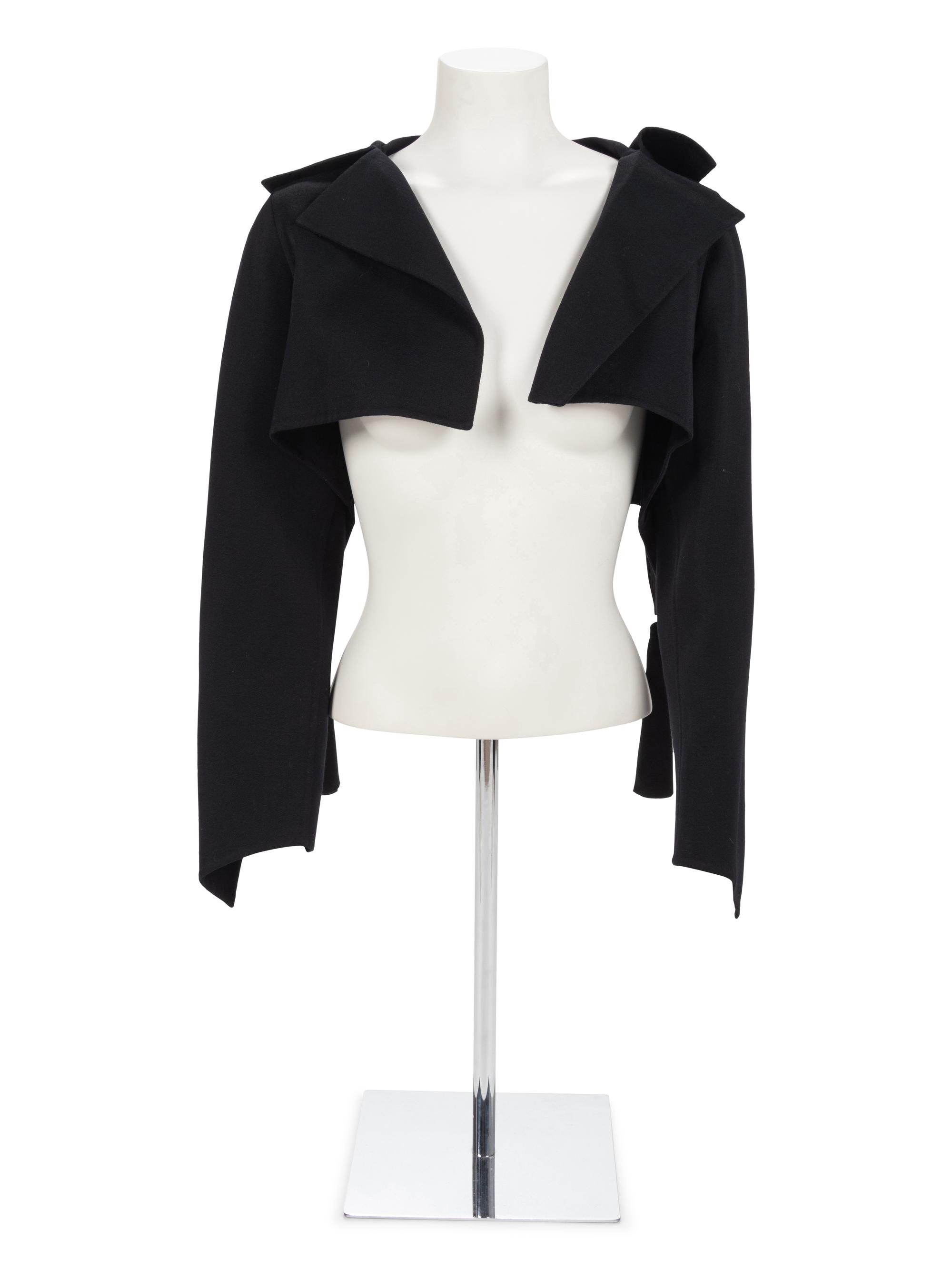 Geoffrey Beene Black Bolero with Tassels, 1990s