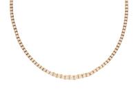 YELLOW GOLD AND DIAMOND NECKLACE