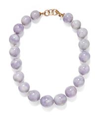 ANGELA PINTALDI, LAVENDER JADEITE BEAD NECKLACE