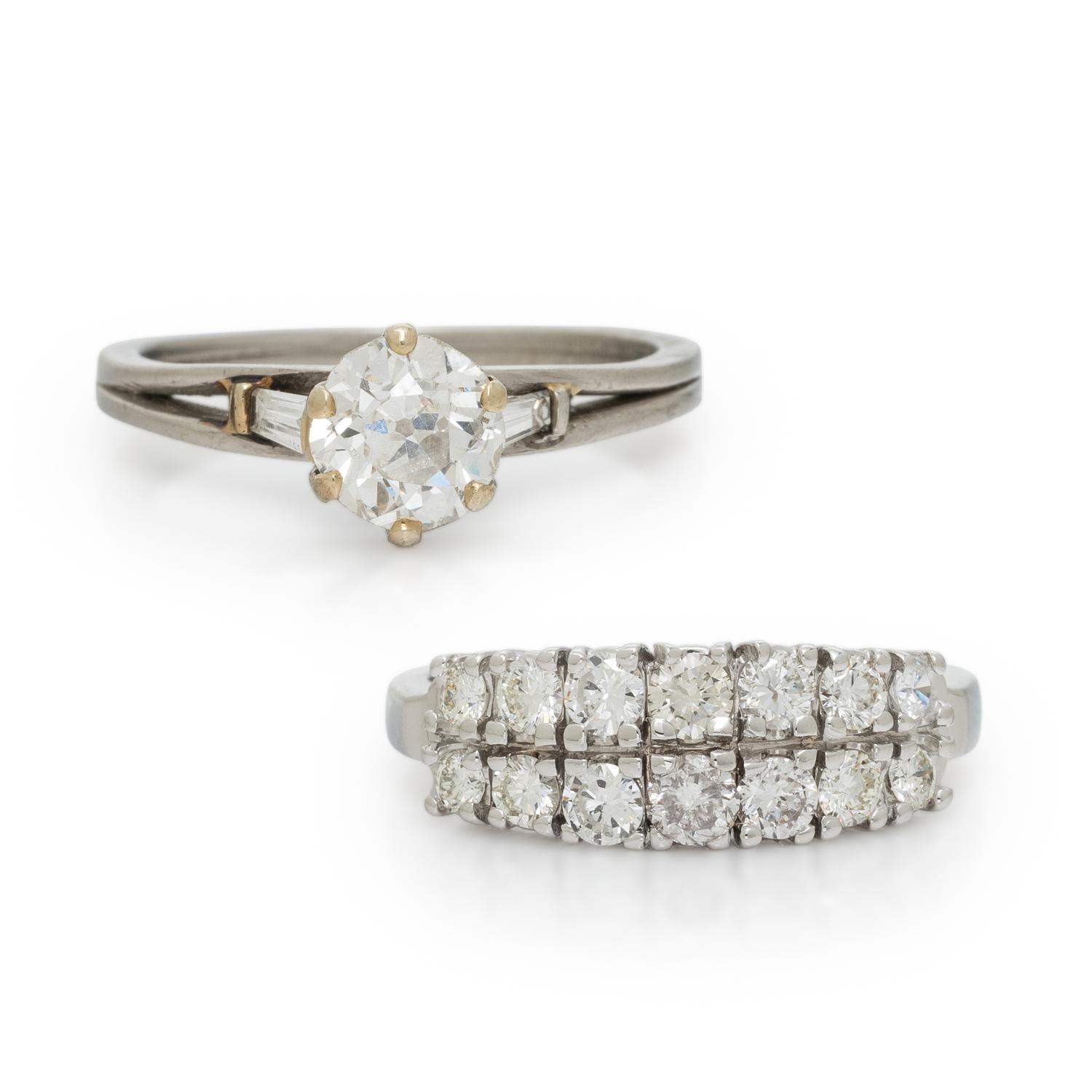 TWO DIAMOND RINGS