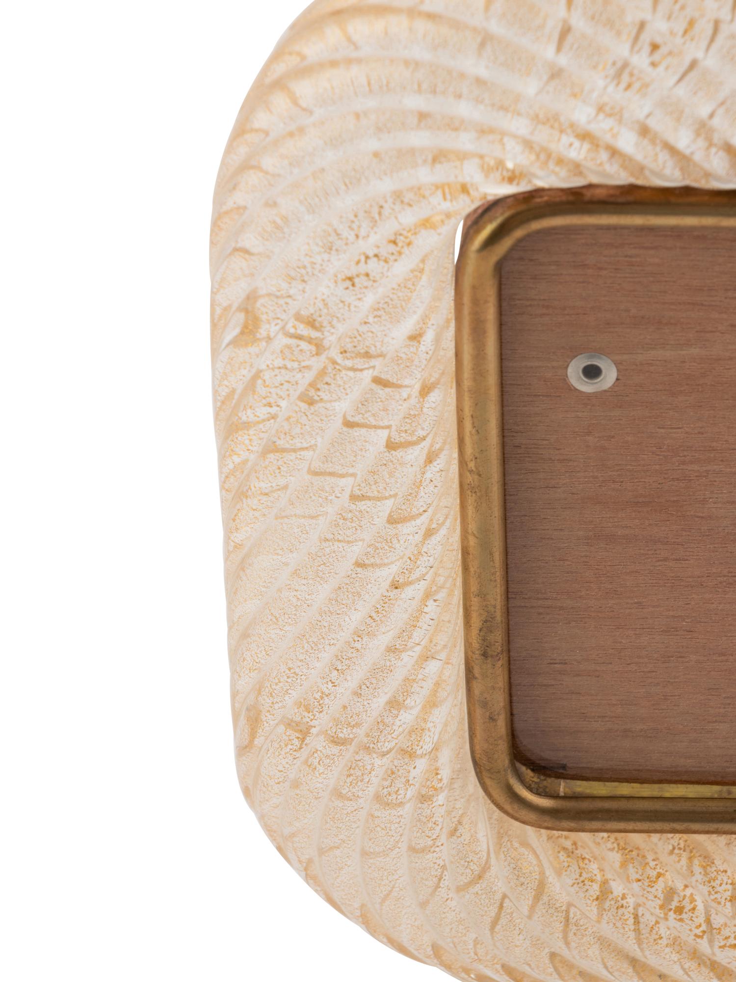 Italian Twist Glass Picture Frame