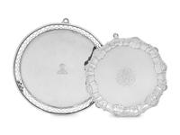 Two George III Silver Waiters