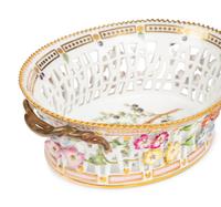 A Group of Three Royal Copenhagen Flora Danica Porcelain Fruit Baskets