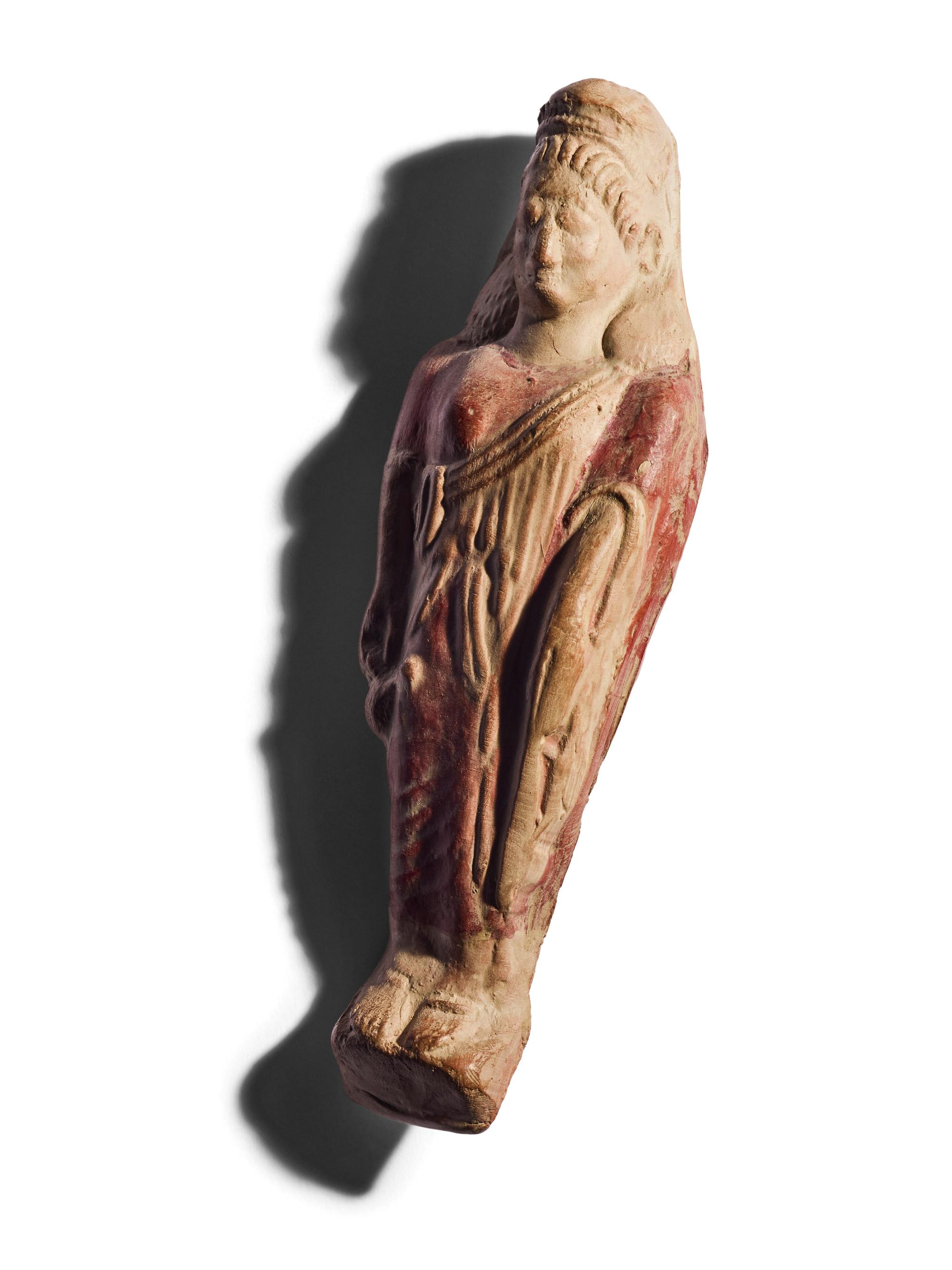 A Greek-Style Terracotta Figure