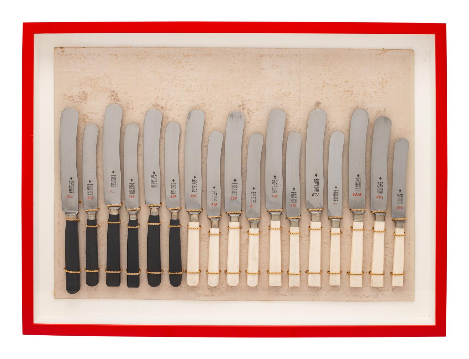 A German Salesman Sample Knife Set