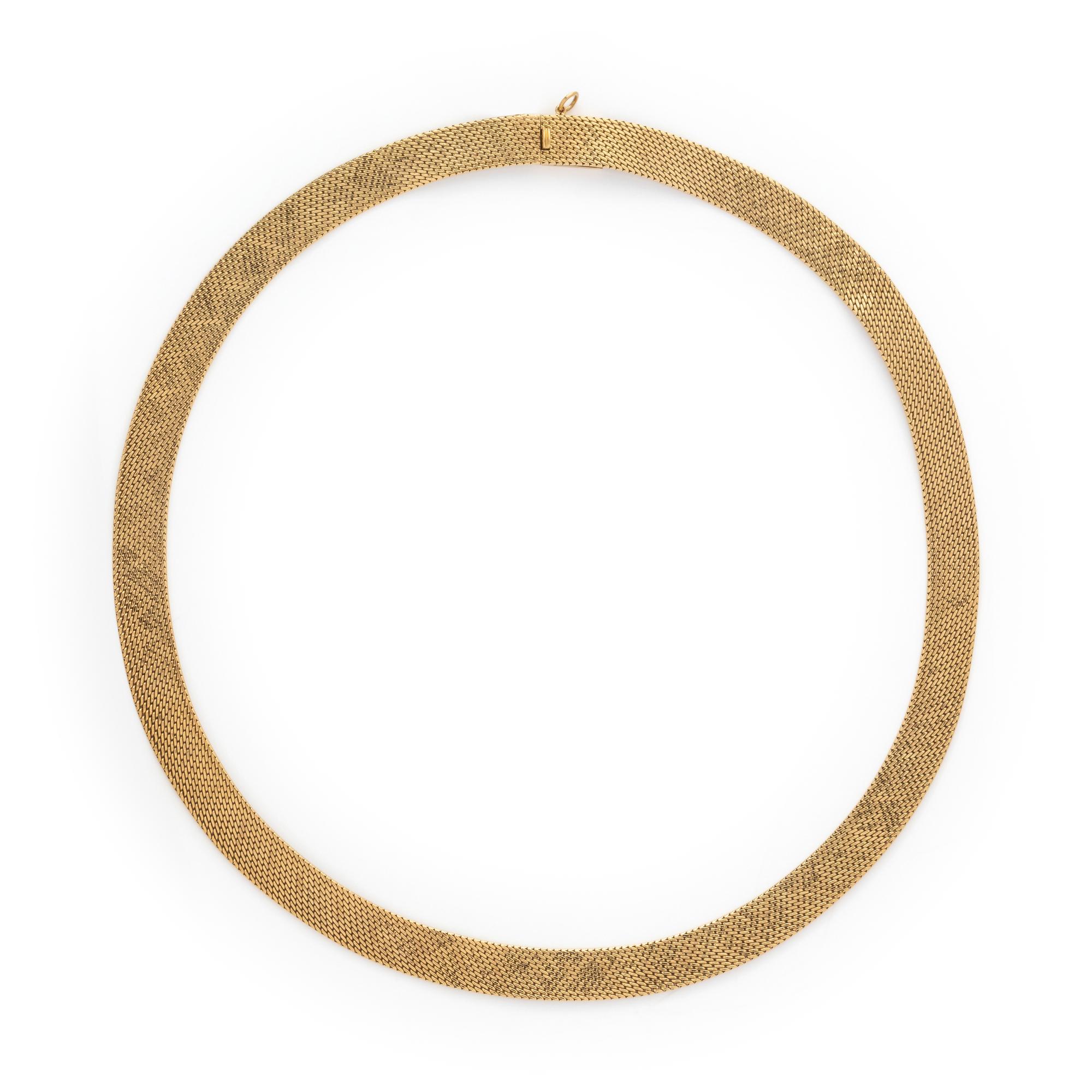 YELLOW GOLD NECKLACE