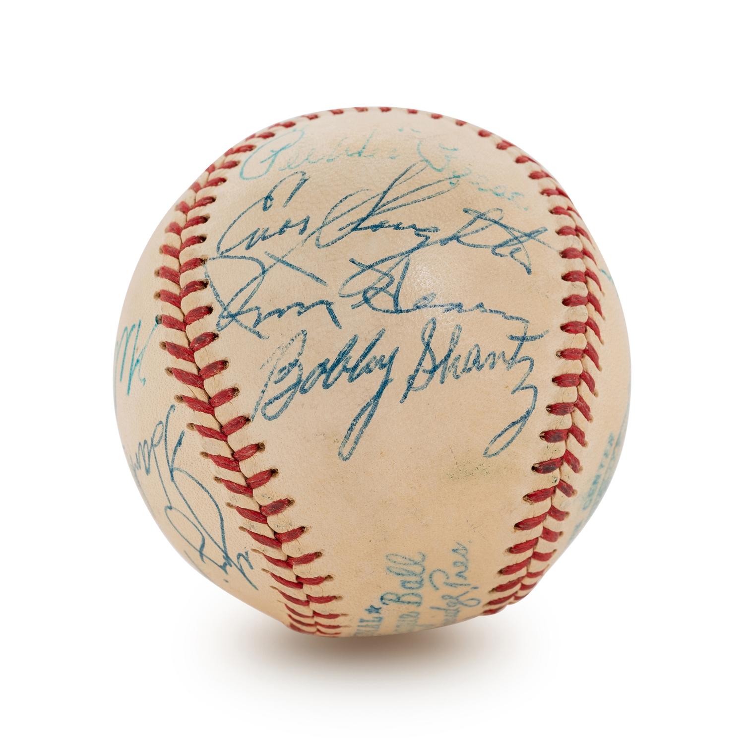 A 1952 American League All-Stars Signed Autograph Baseball (BAS Beckett Authentication Services Certified)