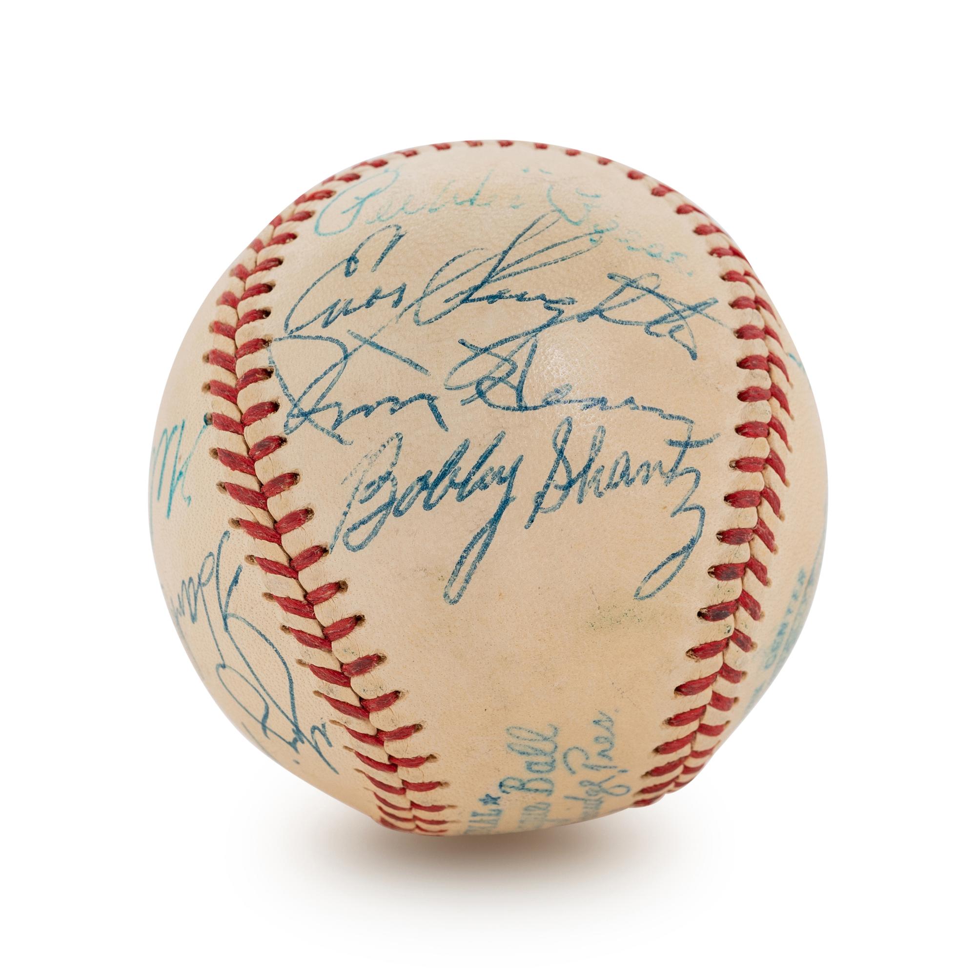 A 1952 American League All-Stars Signed Autograph Baseball (BAS Beckett Authentication Services Certified)
