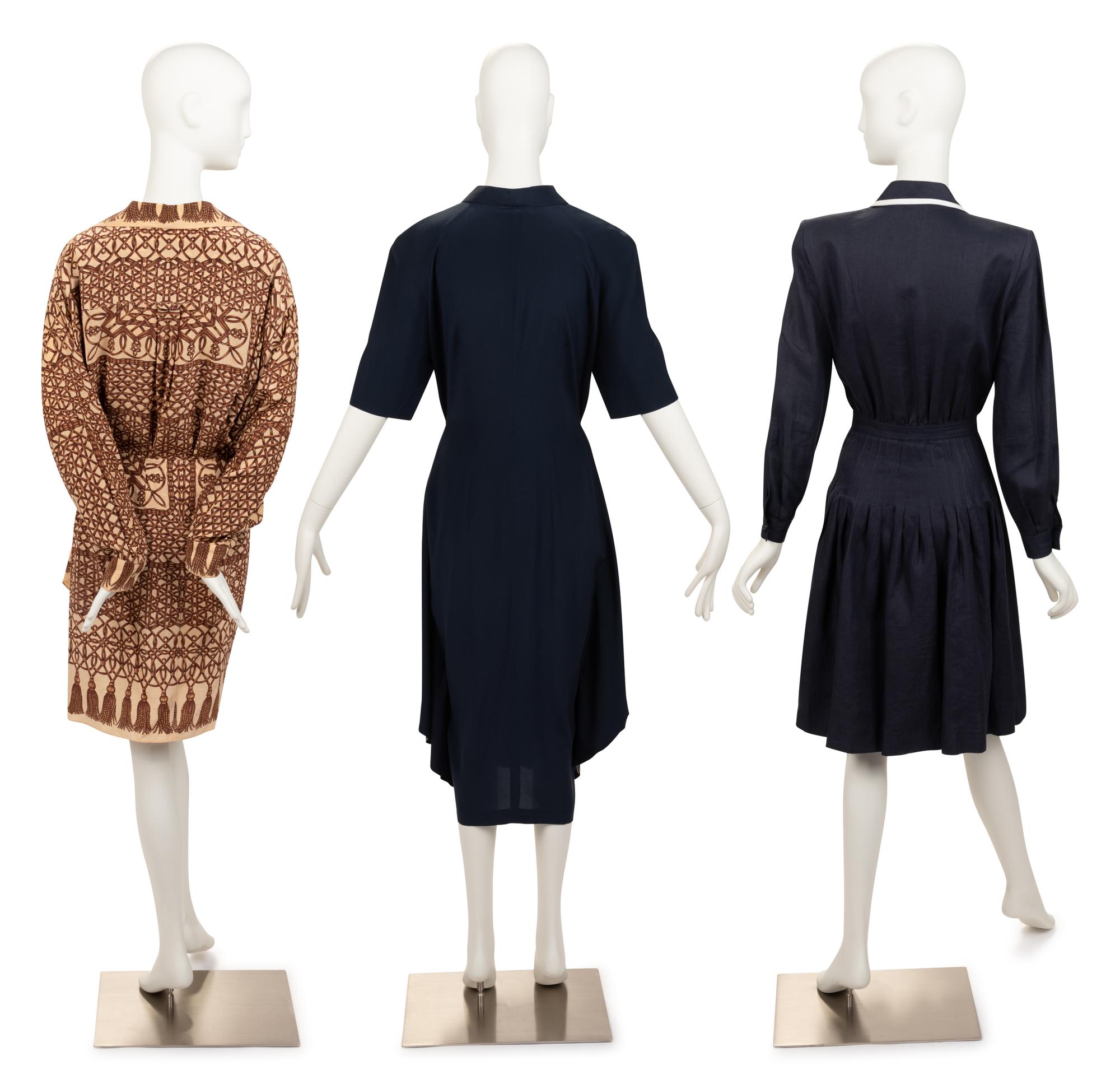 Three Designer Dresses & Ensembles: Valentino, Gucci, Emanuel Ungaro, 1980-2000s