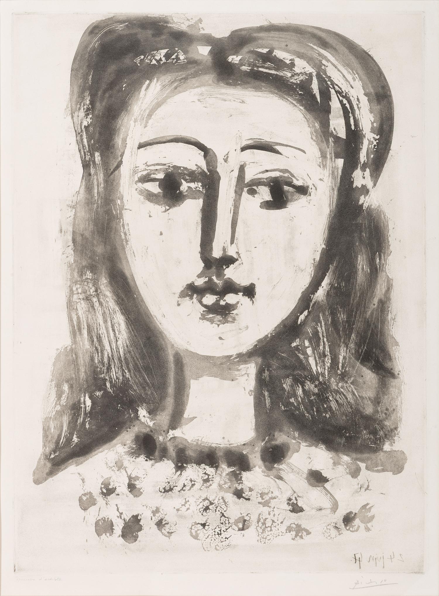 Portrait de Françoise aux Cheveux Flous , 1947