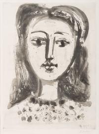 Portrait de Françoise aux Cheveux Flous , 1947