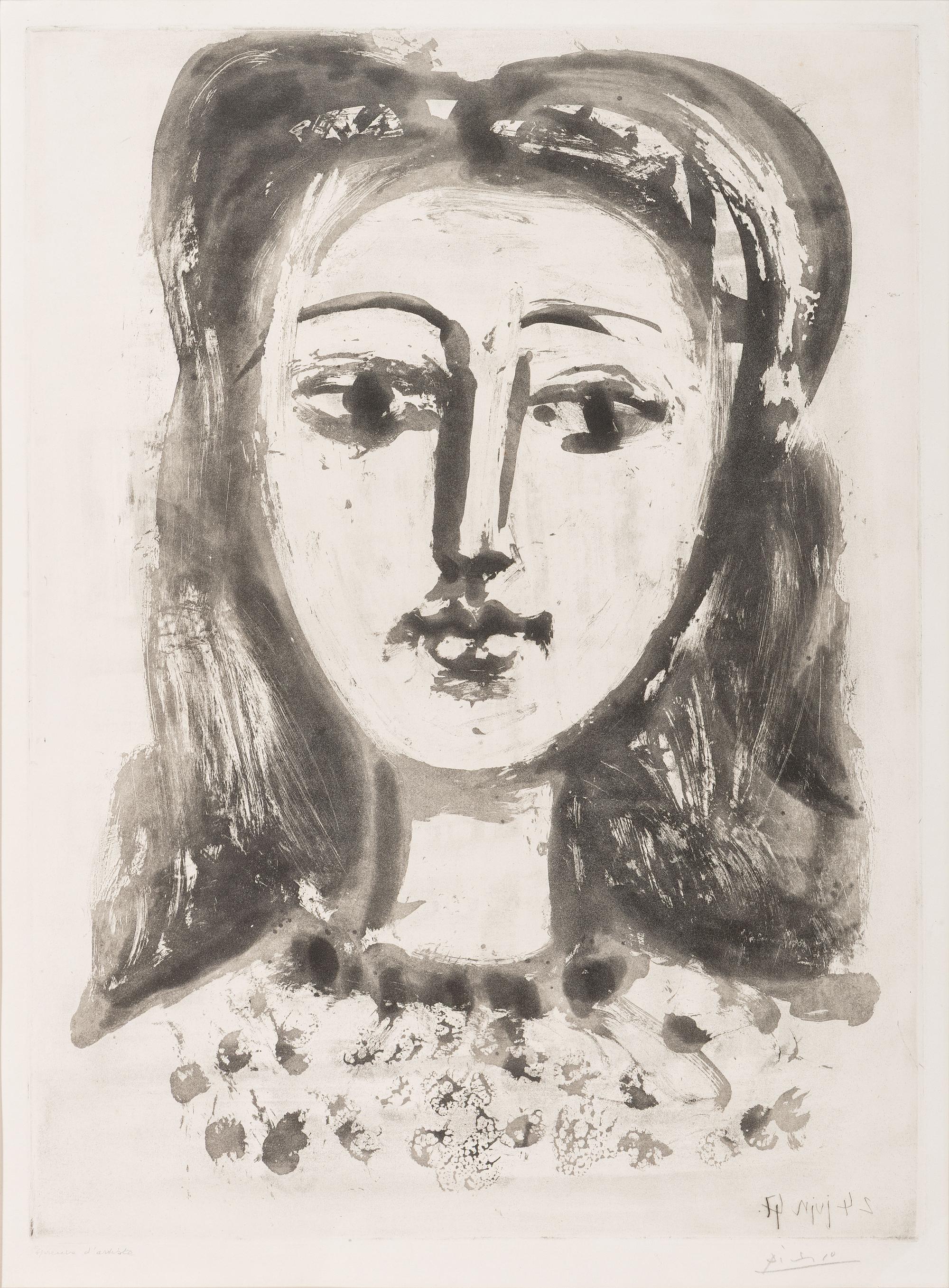 Portrait de Françoise aux Cheveux Flous , 1947