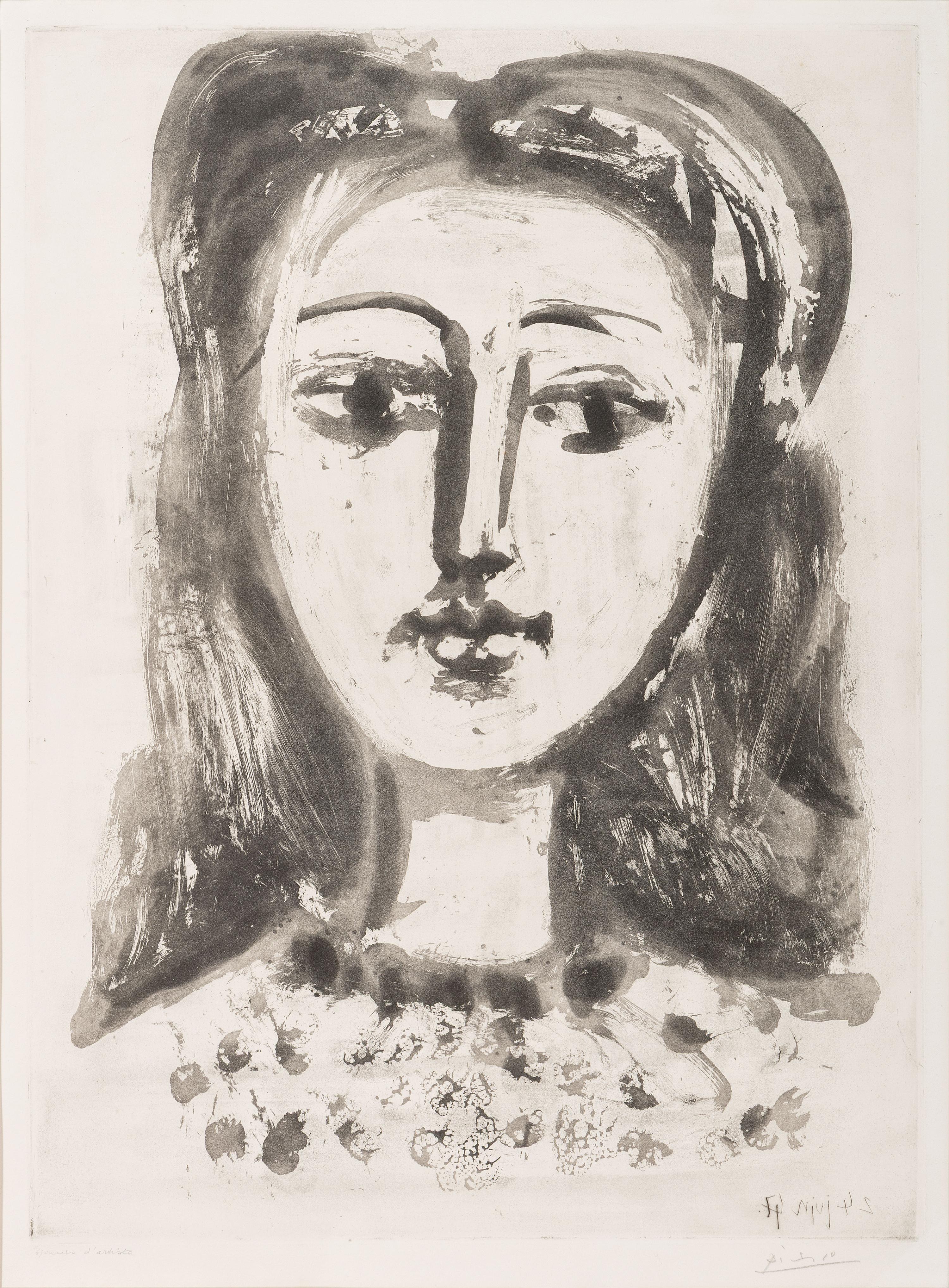 Portrait de Françoise aux Cheveux Flous , 1947