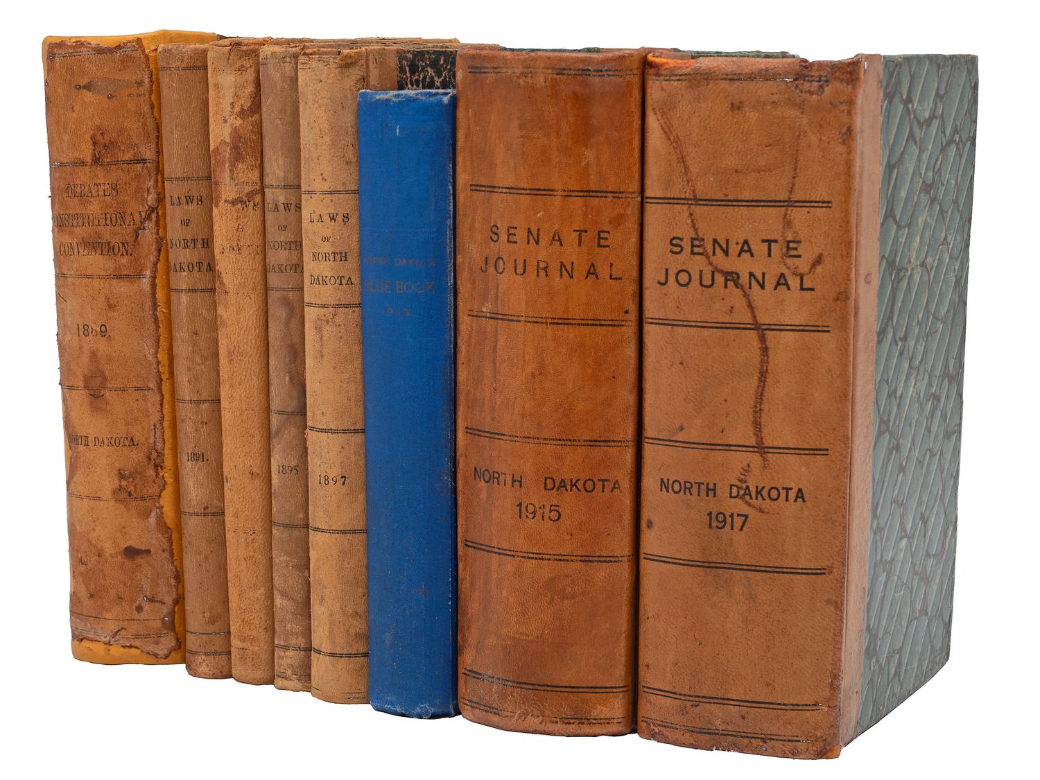 [NORTH DAKOTA]. A collection of early North Dakota legislative publications, comprising: