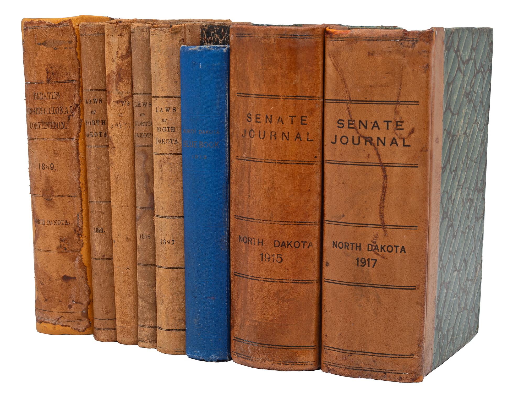[NORTH DAKOTA]. A collection of early North Dakota legislative publications, comprising: