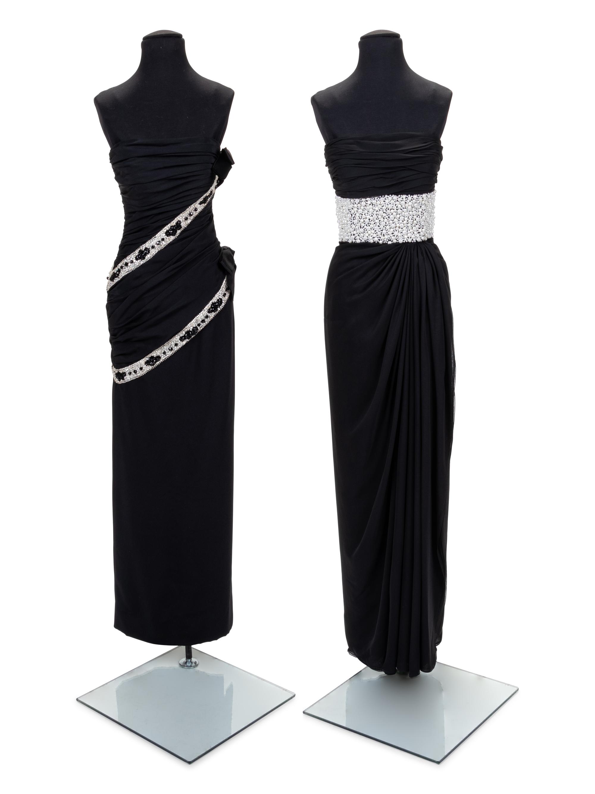 Two Galanos Evening Dresses, 1984-90