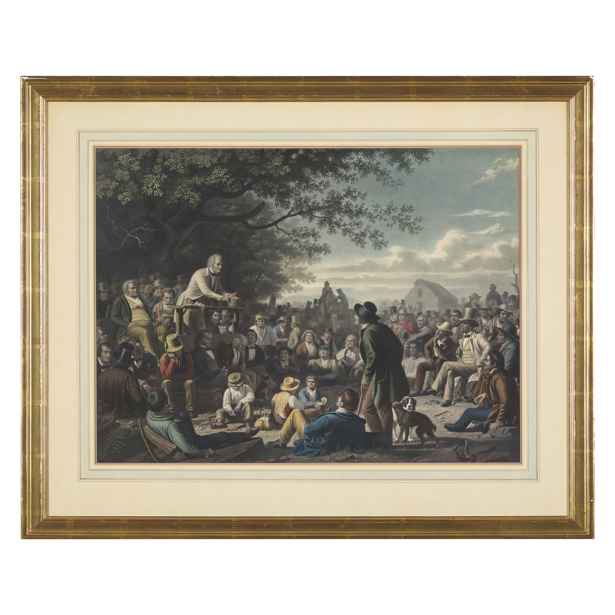 [Prints] Bingham, George Caleb. Stump Speaking