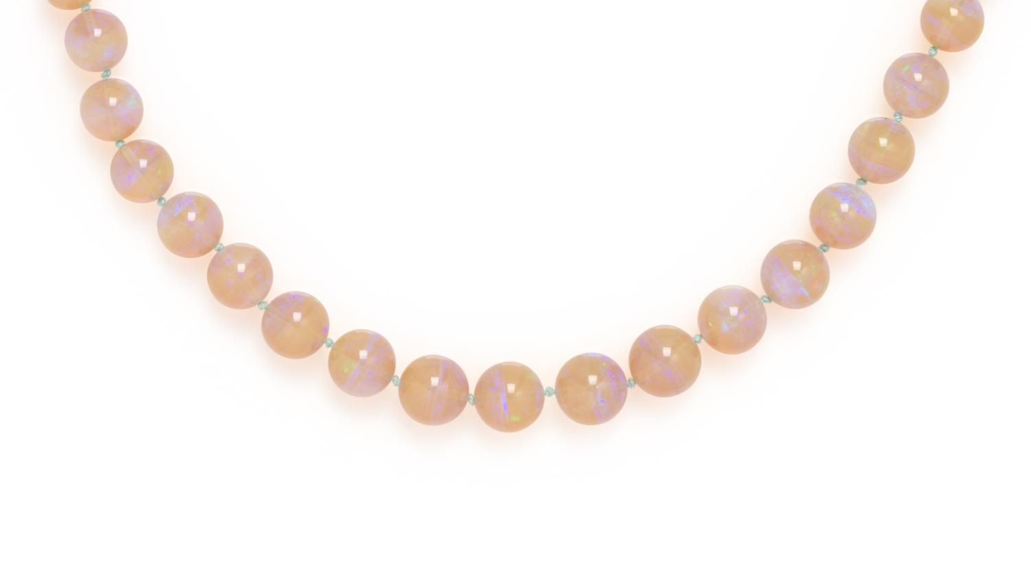 OPAL BEAD NECKLACE