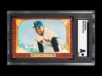 A 1955 Bowman Willie Mays Baseball Card No. 184 (SGC Authentic)