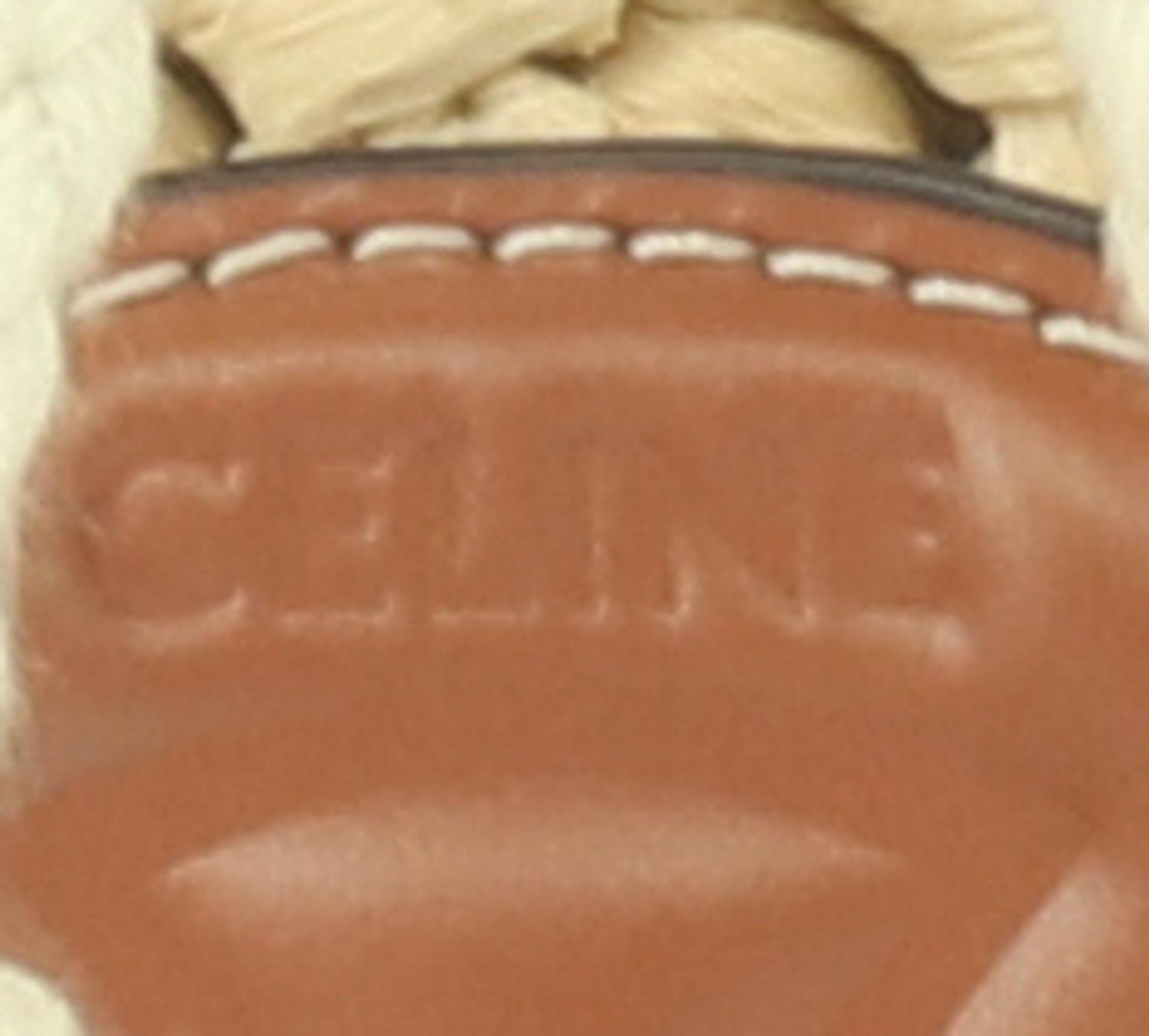 CELINE, RAFFIA BUCKET BAG