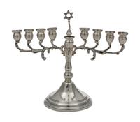 An American Silver Menorah — 20TH CENTURY