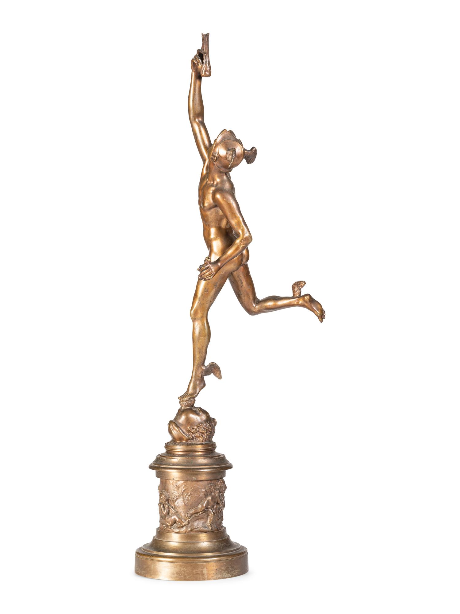 A Pair of Sculptures of Mercury and Psyche
