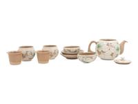 A Japanese Earthenware Tea Service