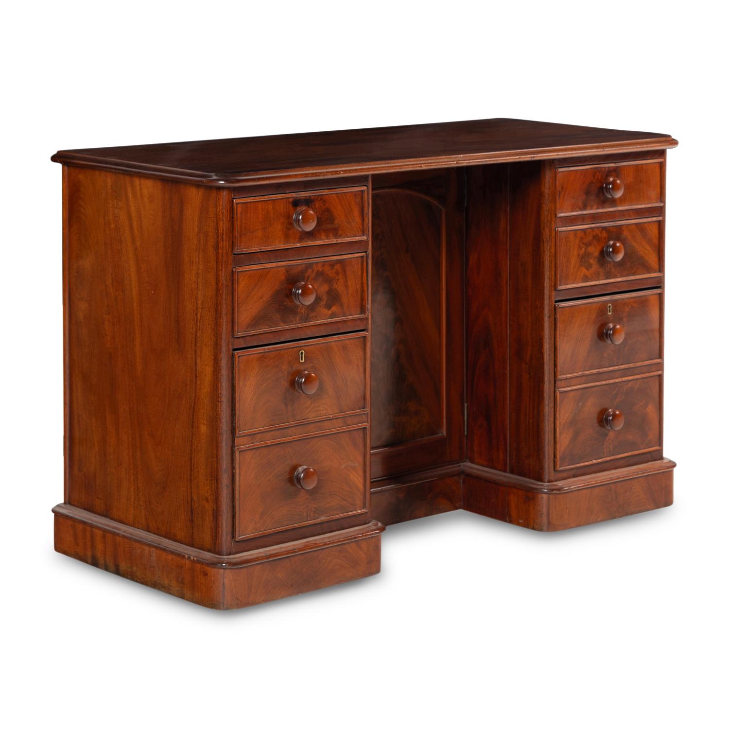 A William IV Mahogany Kneehole Desk