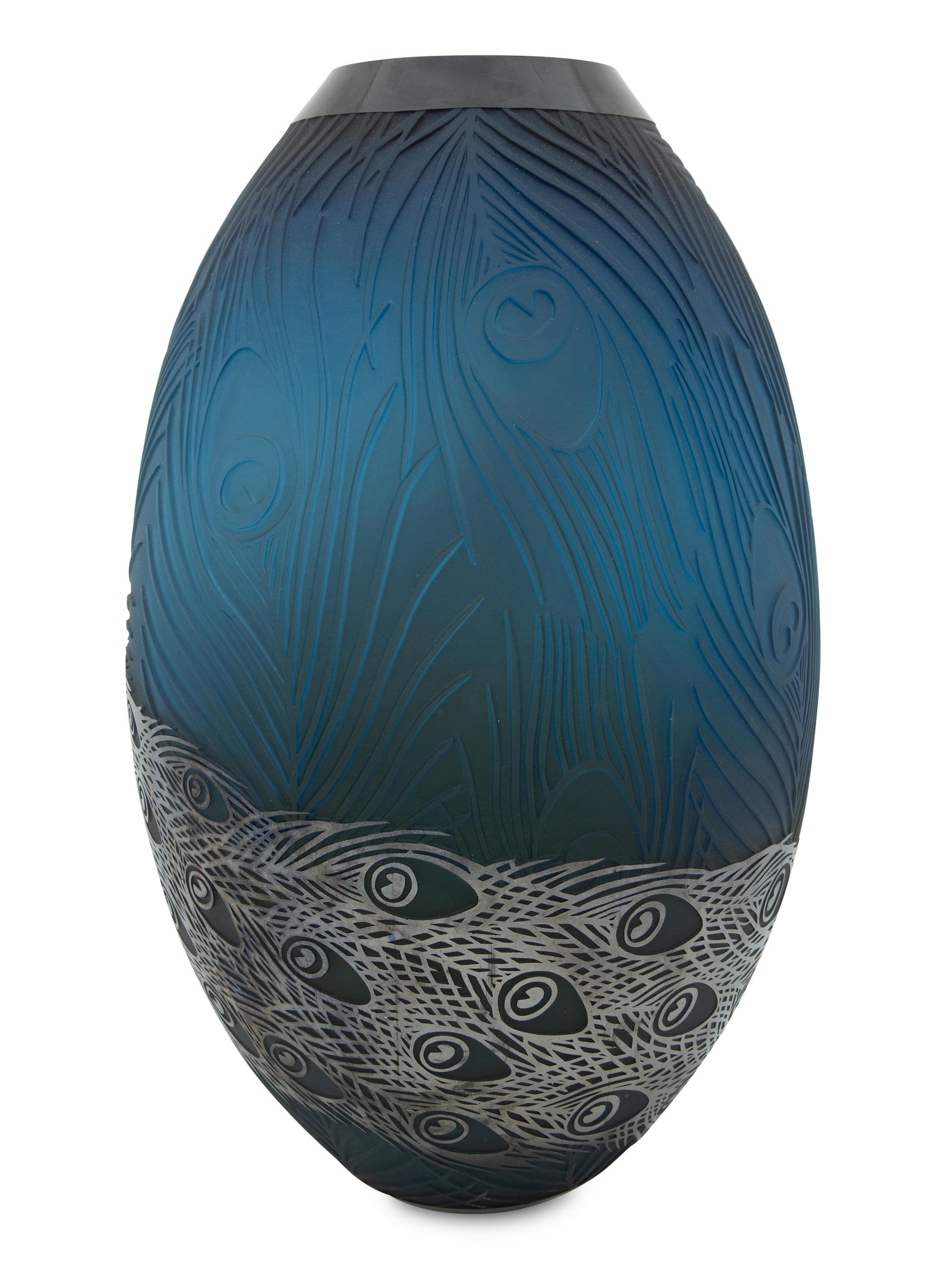 Peacock Vase