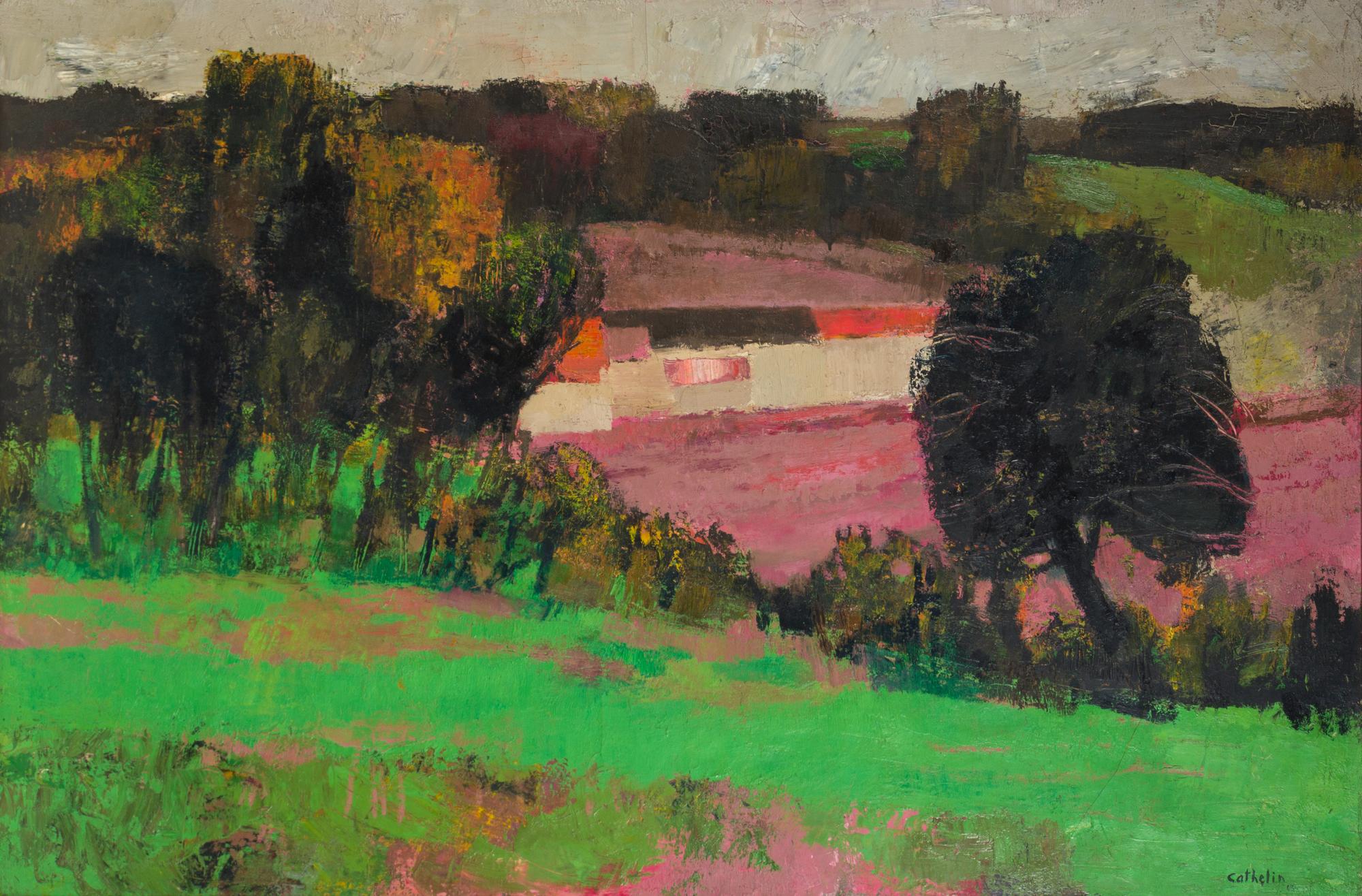 Bernard Cathelin, (French, 1919-2004), Automne au Breal, 1963