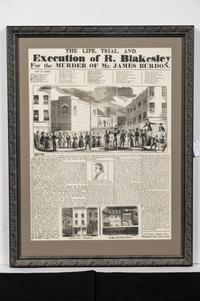 [CRIME]. The Life, Trial, and Execution of R. Blakesley For the Murder of Mr. James Burdon . Seven Dials: Paul & Co., [1841].