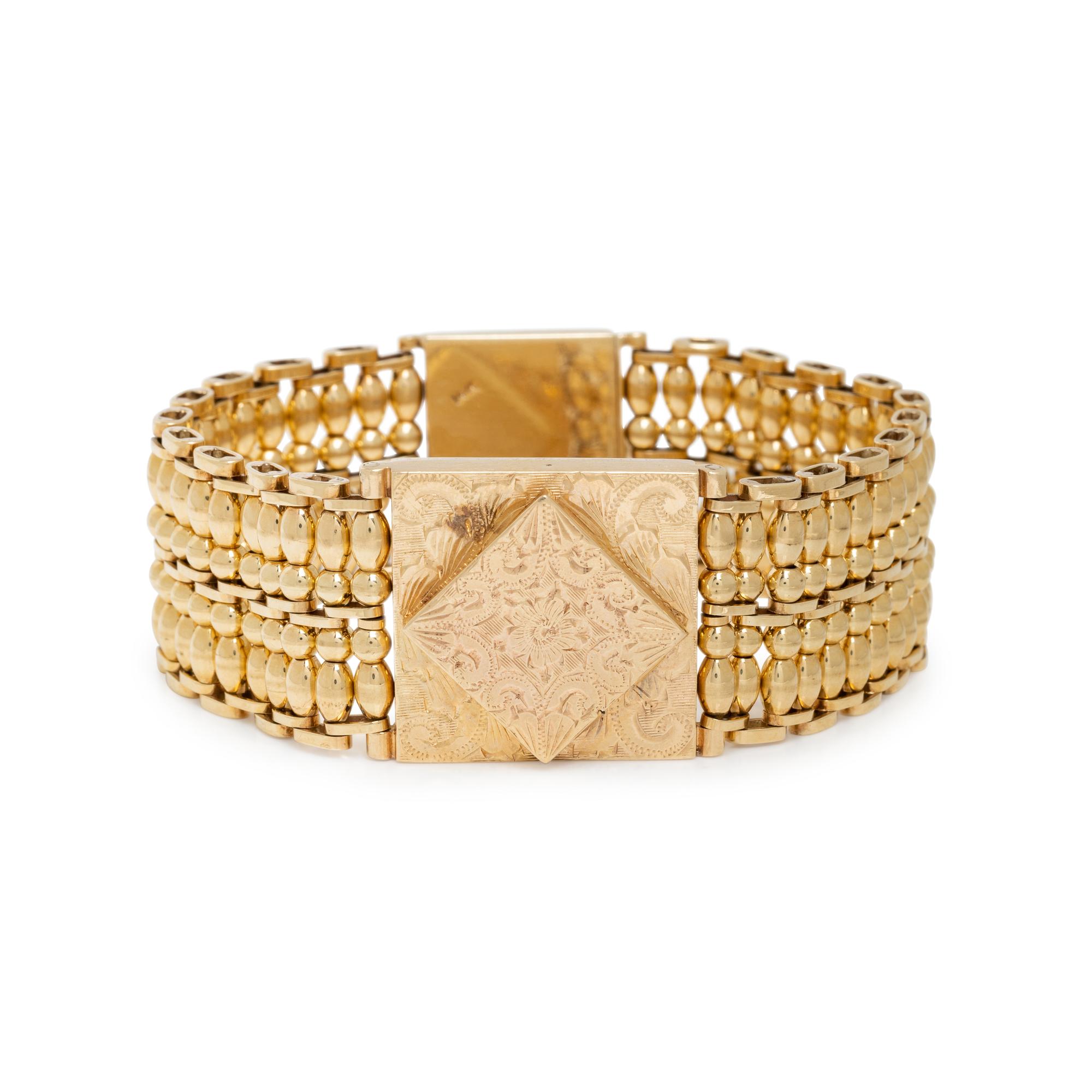 14K YELLOW GOLD SURPRISE WRISTWATCH
