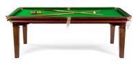 An English Mahogany Billiard or Snooker Table