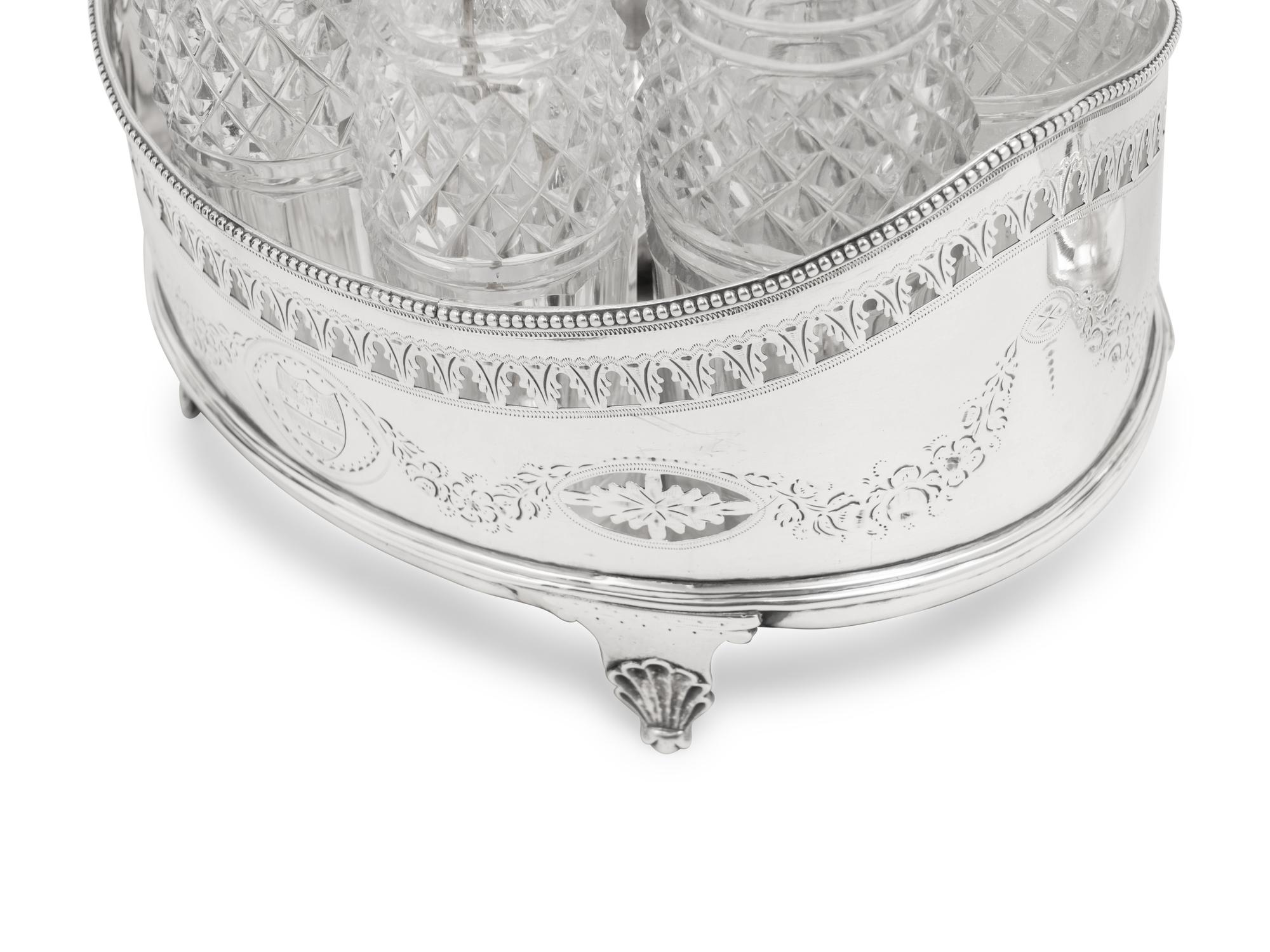 A Group of George III Silver Table Articles