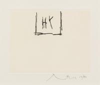 Robert Motherwell, (American, 1915-1991), Phoenician Etching, 1977