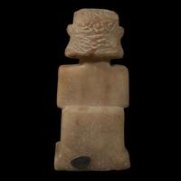 SOUTH ARABIAN SABEAN FIGURE OF A SEATED WOMAN 3rd-1st Century BC