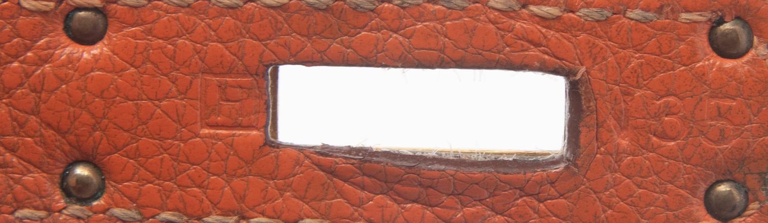 HERMÈS, ORANGE KELLY 28