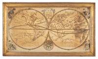 An Embroidered Needlework Map of the World