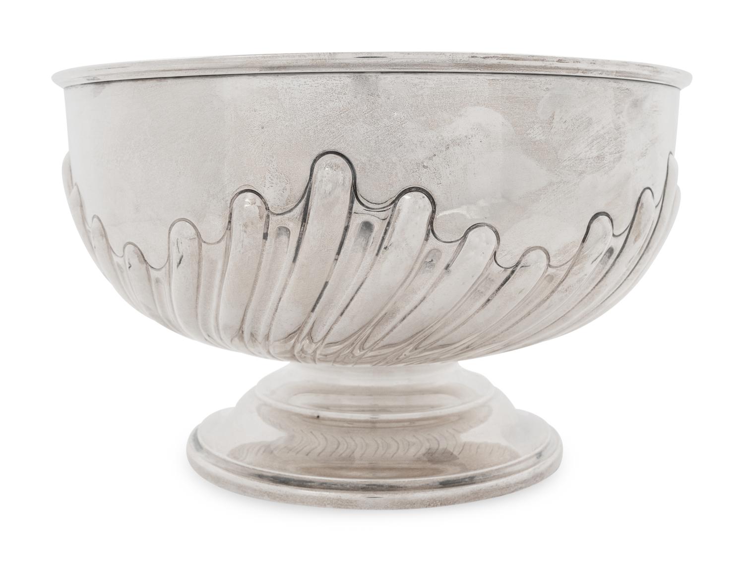 An English Silver Footed Bowl