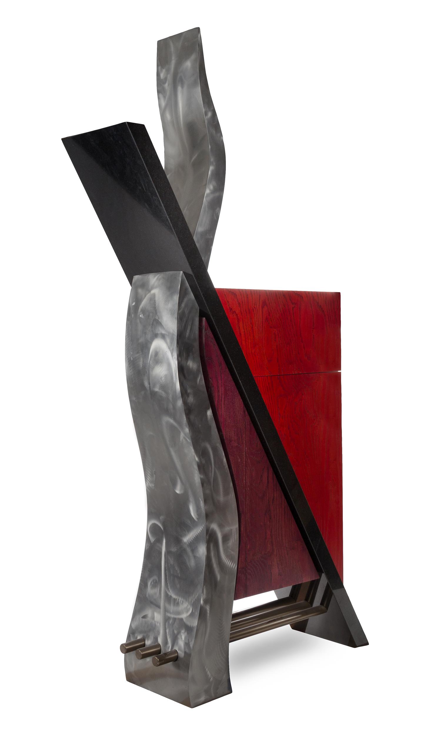 Manner of Memphis Group, 1990s, a custom sculptural cabinet