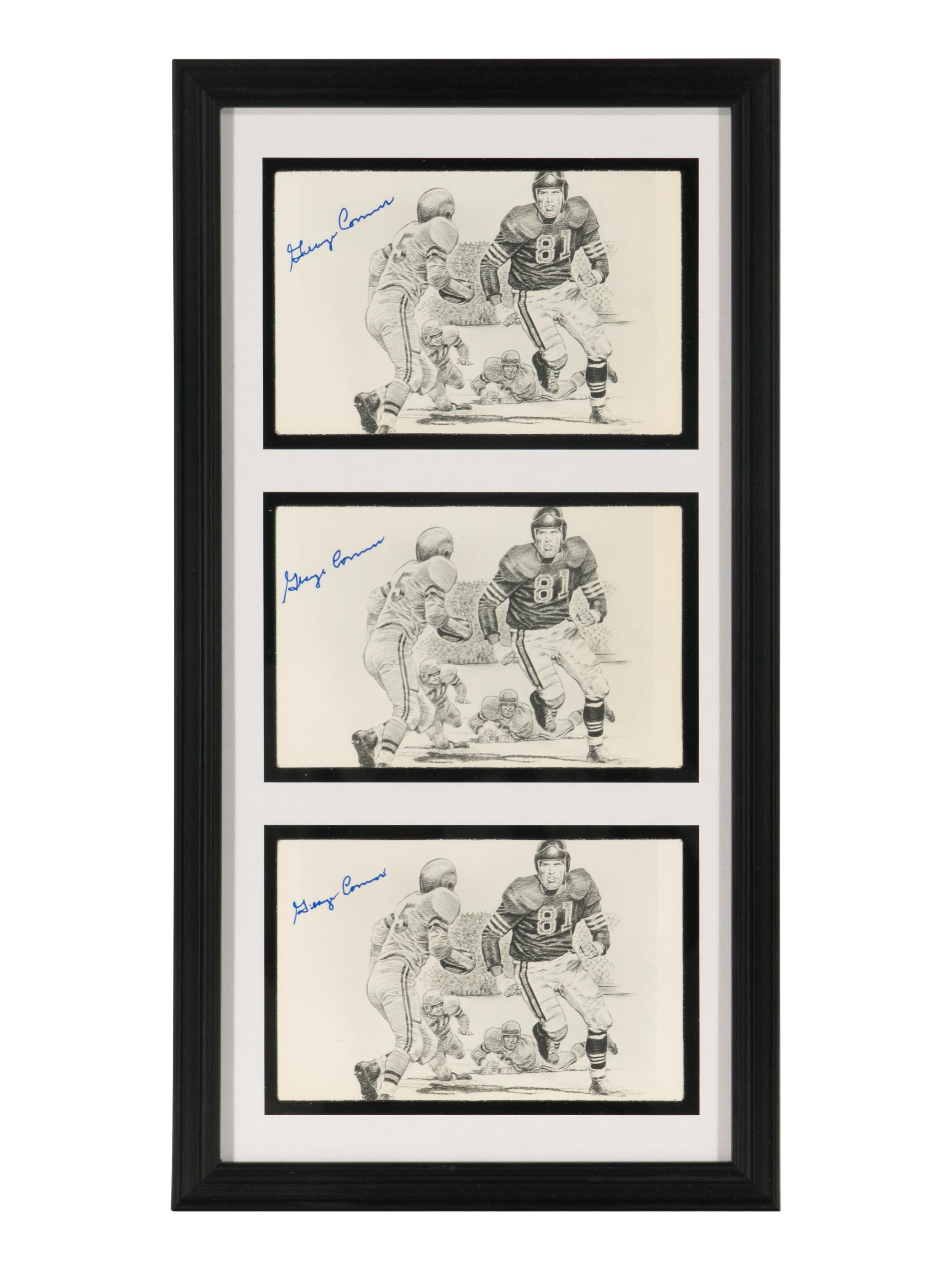 Collection One of Personal Items from Chicago Bears and Notre Dame Legend George Connor