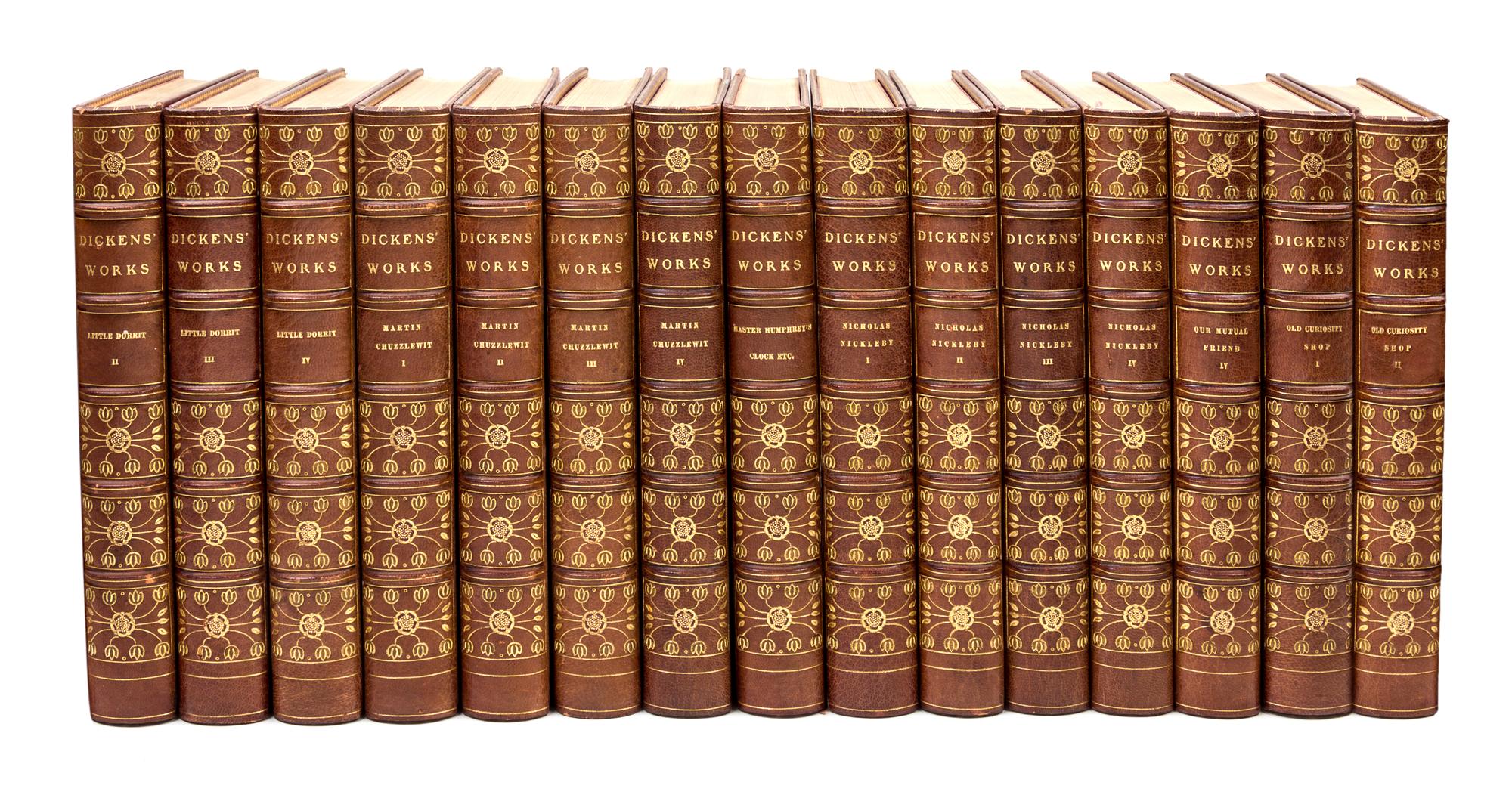 DICKENS, Charles (1812-1870). The Works of Charles Dickens. London: Chapman and Hall, 1881-1882.