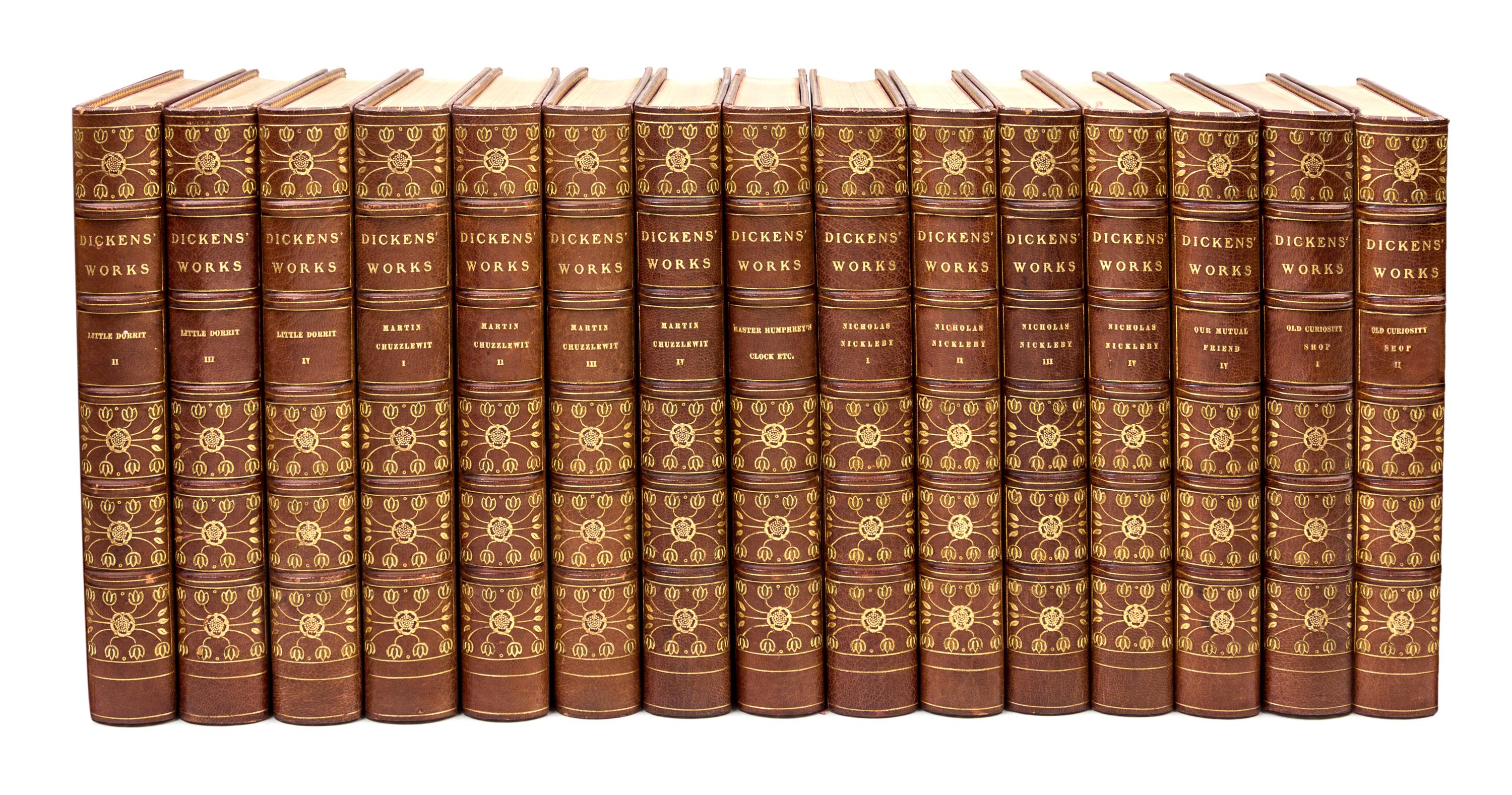 DICKENS, Charles (1812-1870). The Works of Charles Dickens. London: Chapman and Hall, 1881-1882.