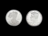 [PRIVATE ISSUE] Two 1/2-Pound Silver Rounds