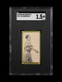 A 1910 Red Sun Cigarettes T211 E. (Gene) De Montreville Baseball Card (SGC 1.5 FAIR)