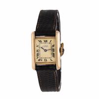 Cartier, Vermeil 'Must De Cartier Tank' Watch